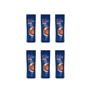 Imagem de Shampoo Clear 200Ml Controle Queda Men-Kit C/6Un