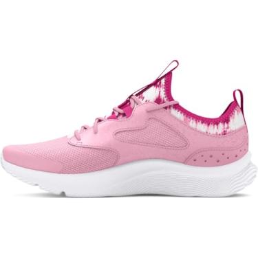 Imagem de Under Armour Tênis de corrida infantil com estampa Infinity 2.0, (604) Rosa/Rosa Astro/Iridescente, 6.5 Big Kid