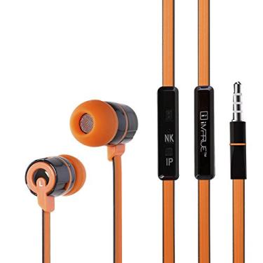 Imagem de Fones de ouvido para celular/laptop/iPad/PC, fones de ouvido intra-auriculares de 0,35 mm, 4 cores laranja