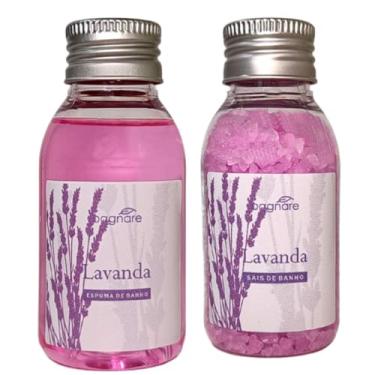 Imagem de Kit Sais De Banho Espumante e Espuma banheira Relaxa Hidro spa ofuro viagem