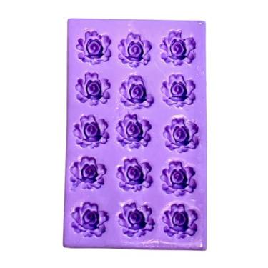 Imagem de Confeitaria dos moldes, F1406 MOLDE DE SILICONE MINI ROSA CONFEITARIA BISCUIT
