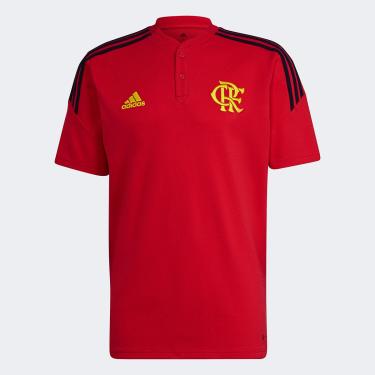 Imagem de Camisa Polo Flamengo Comissão Técnica Adidas Masculina-Masculino