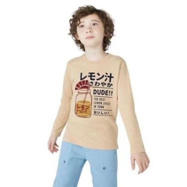 Imagem de Camiseta Hering Manga Longa Flamê Infantil Menino-Masculino