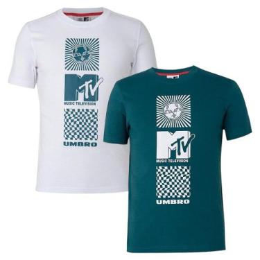 Imagem de Kit 2 Camisetas Umbro X Mtv Graphic Masculina