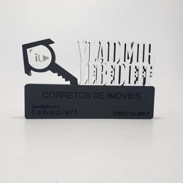 Imagem de Placa Decorativa Corretor de Imóveis Profissão