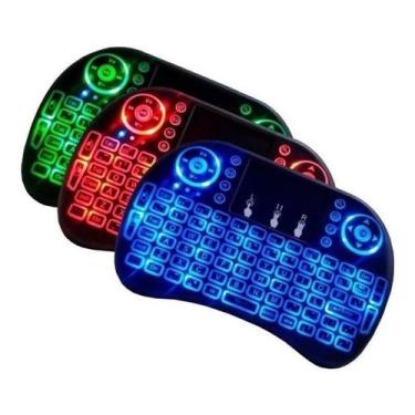 Imagem de Mini Teclado Portátil Iluminado Sem Fio Usb Pc - SHOP ALTERNATICO