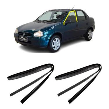 Imagem de Jogo Borracha Vidro Porta Canaleta Dianteira Corsa 4 Portas - Disk Bor