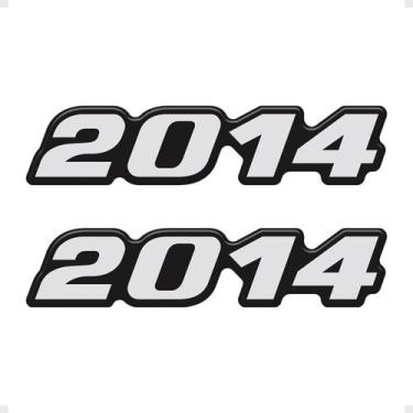 Imagem de Par Adesivos 2014 Caminhão Mb Mercedes Resinado - Generico - SPORTINOX