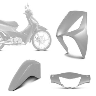 Imagem de Kit Carenagem 3 Peças Pro Tork Biz 125 2006 2007 2008 2009 2010, Único