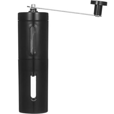 Imagem de Moedor de Café Prático Manual Com Sistema Exclusivo de Moagem Regulável de Cerâmica Manivela Inox (PRETO)