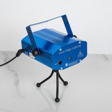 Imagem de Laser de Balada Led Mini Giratória Efeito Holográfico - BELLATOR
