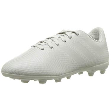 Imagem de adidas Tênis de futebol infantil unissex Nemeziz 18.4 FxG J, Cinza prateado/cinza prateado/branco, 12.5K M US Little Kid