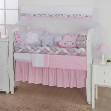 Imagem de Kit de berco masculino e feminino nuvem de amor principe e princesa co