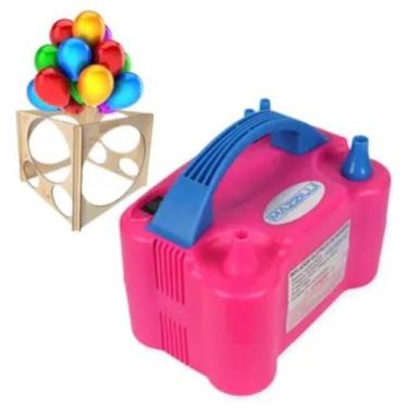 Imagem de Ultra Bomba Inflador Elétrico De Encher Balão 110V 2 Bicos - Sweet Hom