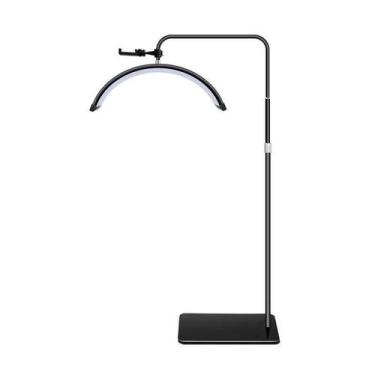 Imagem de Luminária Piso Led Arco Meia Lua Estética Cílios Maquiagem - Aj Som Ac