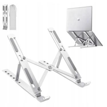 Imagem de Base Suporte Ergonômico Notebook Netbook Tablet Dobrável - Home Goods