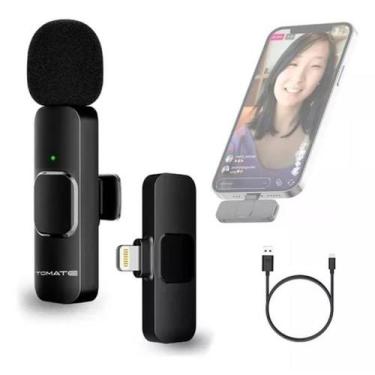 Imagem de Microfone Lapela s/ Fio para iPhone - Importado