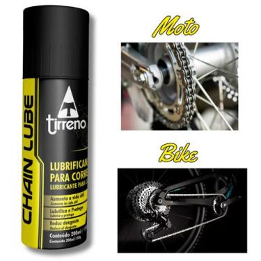Imagem de Spray Lubrificante Corrente Tirreno Chain Lube 200ml Moto off Road Bik