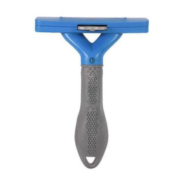 Imagem de Rasqueadeira Furminator Azul para Cães de Grande Porte e Pelo Longo