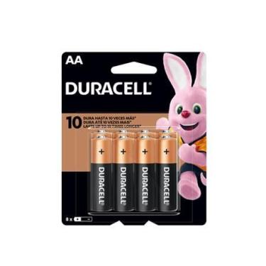 Imagem de Pilha Alcalina AA cartela com 8UN - Duracell