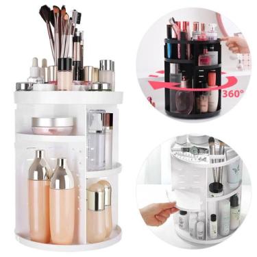 Imagem de Organizador Porta Maquiagem Giratório 360º Ajustável - shop mix