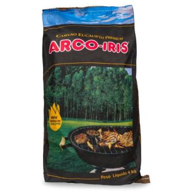 Imagem de Carvão Arco Iris Premium 4kg - Eucalipto