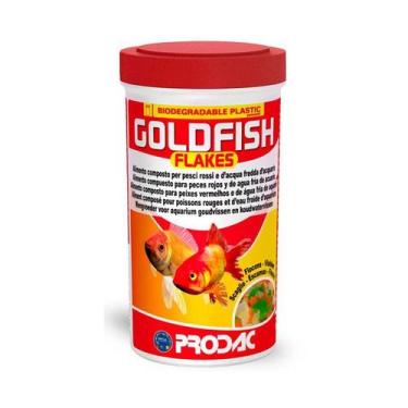 Imagem de Alimento Prodac Goldfish Flakes para Peixes - 32g