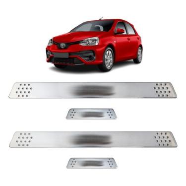 Imagem de Soleira para Porta Lateral Tuning Esportiva para carros 4 Portas (ABS)