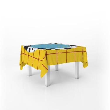 Imagem de Toalha De Mesa Quadrada Infantil Tecido Oxford Estampas Diversas Brinq