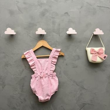 Imagem de 4 Ganchos de parede nuvem infantil decoração bebê 4Nubb15c - Hanger De