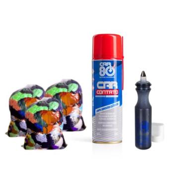 Imagem de Marcador Industrial & Limpa Contato Car 80 & Pano Retalho 2Kg - Trigel