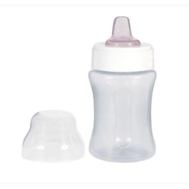 Imagem de Copo com bico de silicone e tampa 300ml - Baby Go Branco