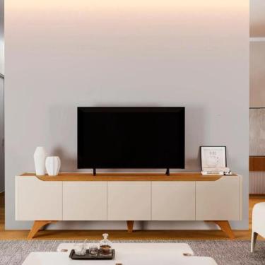 Imagem de Rack Atenas para TV até 75 Polegadas 4 Portas 1 Gaveta - Mavaular - Of