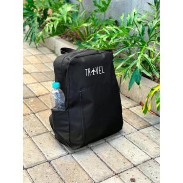 Imagem de Mochila Nylon Bolso Vertical TRAVEL Estampada Personalizada Resistente