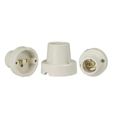 Imagem de KIT 5 Soquete Bocal Receptáculo E27 Porcelana Fixo Rohdina