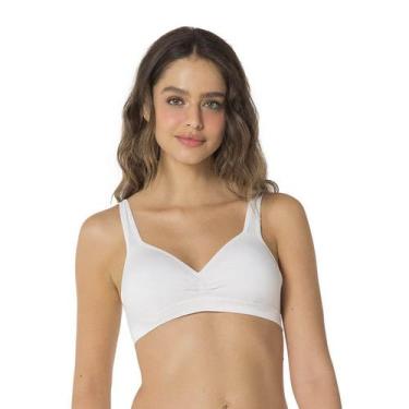 Imagem de Sutiã Básico Top T-Shirt Trifil C03294 Microfibra, Branco, 46