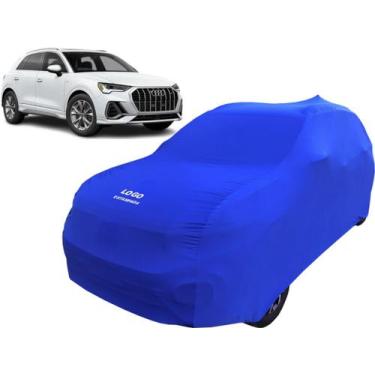 Imagem de Capa Automotiva Com Logo Audi Novo Q3 Não Risca Pintura - Mz, Azul