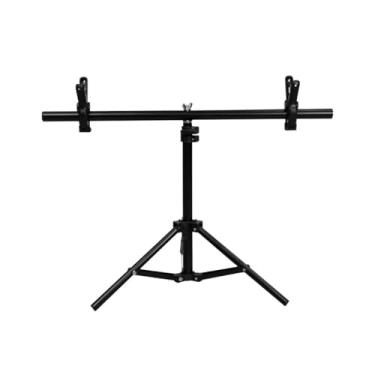 Imagem de Suporte para Banner e Fundo Fotográfico 70cm + Tripé Reforçado com Grampo