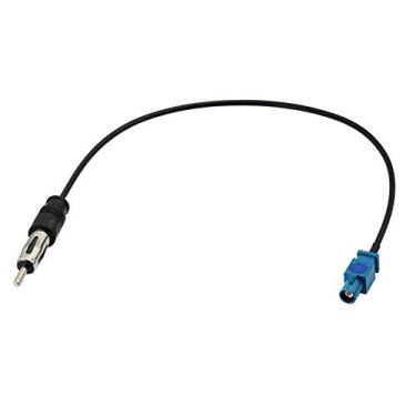 Imagem de Adaptador de antena de carro Bingfu para carro estéreo FM AM rádio antena adaptador cabo Fakra Z macho para Motorola DIN cabo conector 30 cm 1 pé para carro áudio estéreo HD rádio cabeça unidade CD Media Player receptor