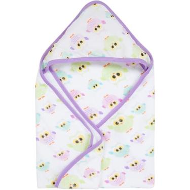 Imagem de Toalha com capuz de musselina MiracleWare, corujas