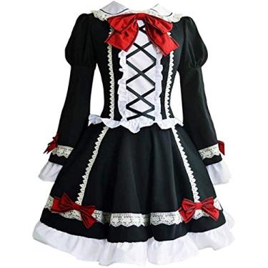 Imagem de Grand Duke Date A Live Kurumi Tokisaki Cosplay Nightmare Cosplay Fantasia Halloween Vestido Lolita, Tamanho:, Large