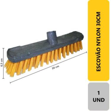 Imagem de 1 Unidade Escovão 30 Cm Vassoura Esfregão Limpeza Pesada - Limp Clean