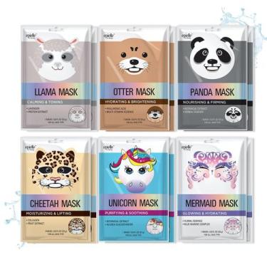 Imagem de Máscaras Faciais Epielle Animal Spa - Pacote com 12 Unidades - Para To