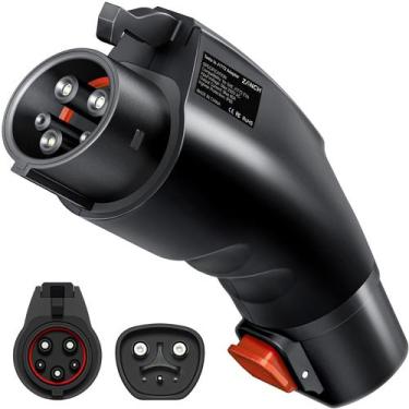 Imagem de Adaptador Zanch Tesla para J1772/CCS1 - 60A 250V AC - Preto