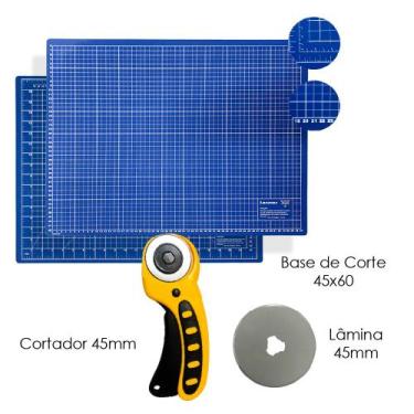 Imagem de Base De Corte A2 Placa Para Cortar Tecidos 60x45 Cortador Circular 45m