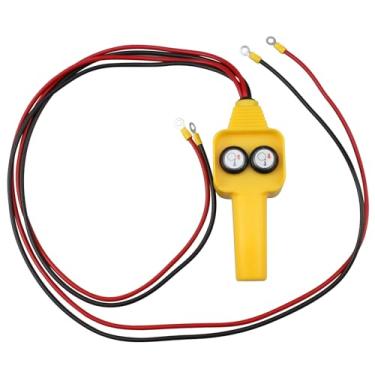 Imagem de Onseeda Conjunto de controle manual de substituição de guincho de mão para guincho para guindaste elétrico de 12 V 680 kg a 2,268 kg, estação de controle portátil com pingente de guindaste vertical de