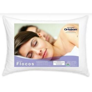 Imagem de Travesseiro flocos 01200x0650x0450 ortobom - ORTOBOM 