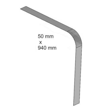 Imagem de Aplique Cinta Tanque Plástico 50x940 Para S4 - Espelhado - Venka