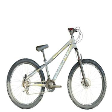 Imagem de Bicicleta Aro 26 Velooh Attack Freeride Cinza 21v Aero Câmbios Importados