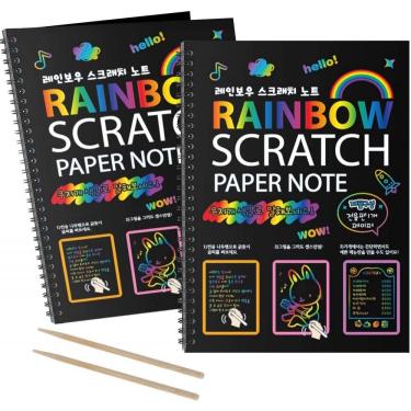 Imagem de I&Art Scratch Art Books for Kids Scratch Art Paper Rainbow Scratch Art for Best Gifts